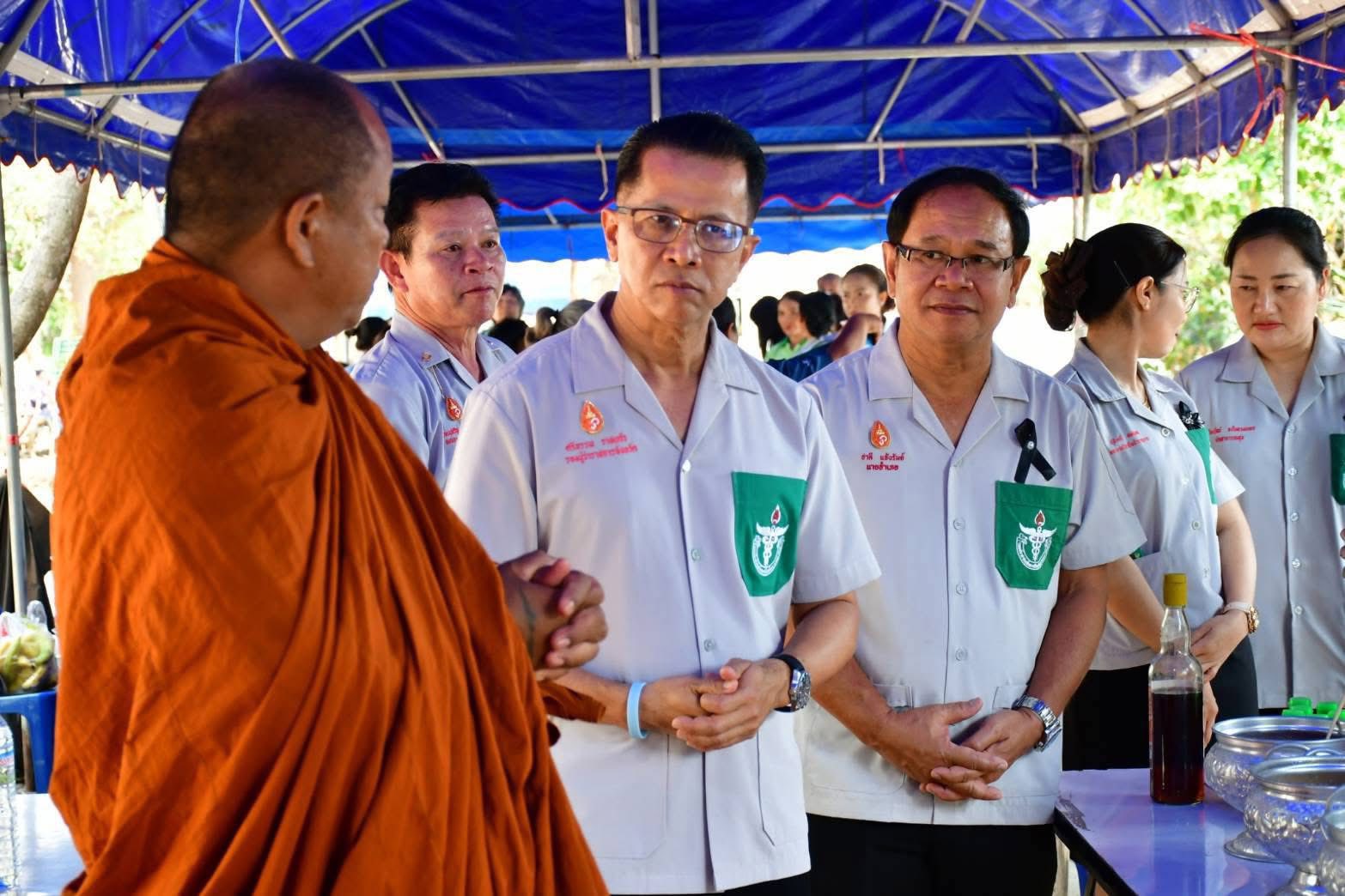 สพอ.ปะคำ : เข้าร่วมพิธีออกให้บริการกิจกรรมรณรงค์ผ่าตัดต้อกระจกฯในความร่วมมือของมูลนิธิแพทย์อาสาสมเด็จพระศรีนครินทราบรมราชชนนี (พอ.สว.)